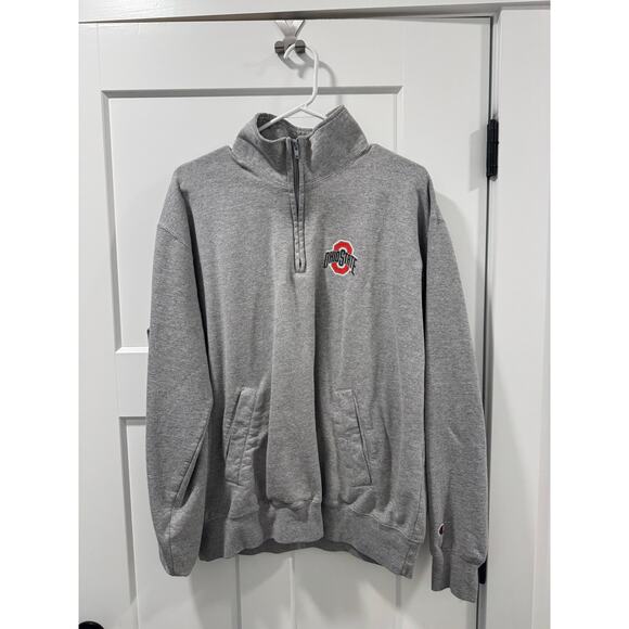 Champion Tops - Ohio State champion 1/4 zip  vintage xl